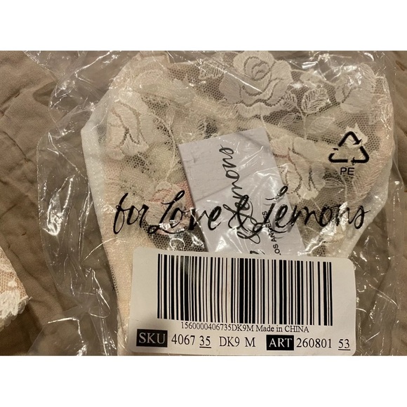 NWT For Love & Lemons Sweetheart Lingerie - Picture 7 of 15